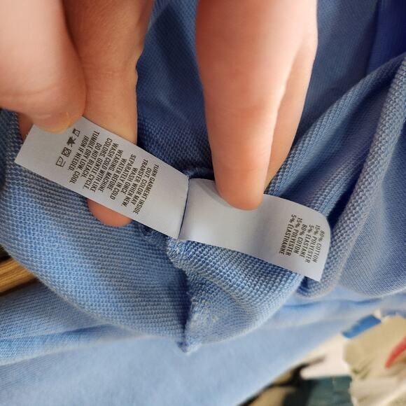 Aerie Light Blue Long Sleeve Cropped Knot Front Sweater Top Size XS - Picture 8 of 8